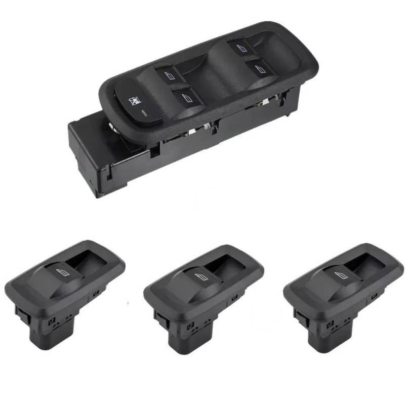 Elektrische Power Master Fensterheber Control Schalter Taste Für Fiesta VI Mk6 2008-2013(A Set) von YNMDFWC