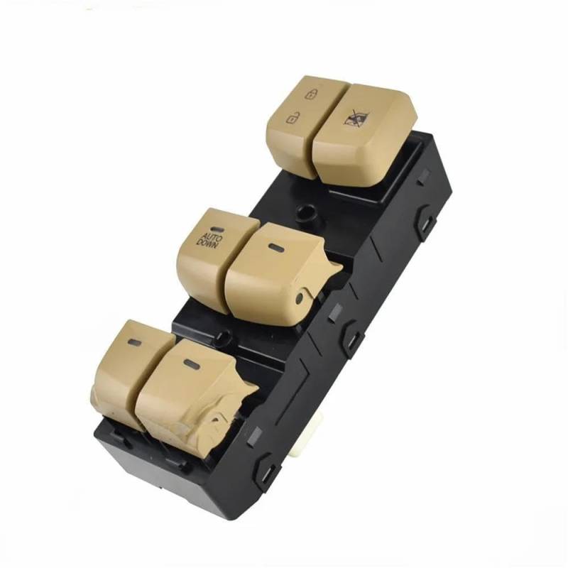Elektrischer Fensterheberschalter Vorne Links Für Hyundai Elantra 2012-2016(Auto down Beige) von YNMDFWC