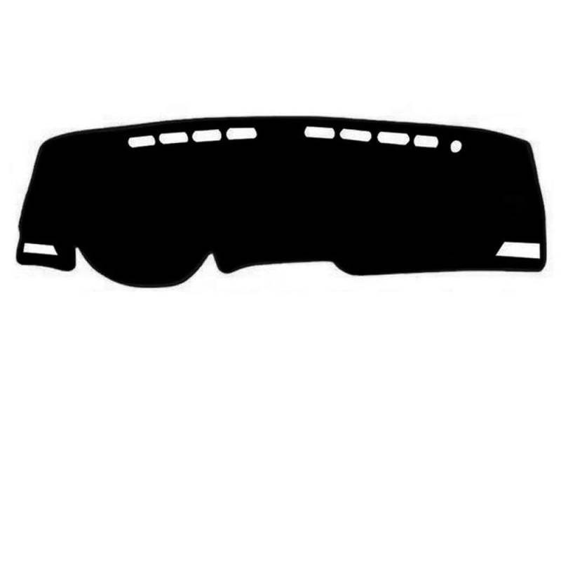 Für Chevrolet Groove Für Baojun 510 2017-2023 Auto Armaturenbrett Abdeckung Matte Pad Protector Dash Sonnenschutzdach Teppich Zubehör(Black,LHD) von YNMDFWC