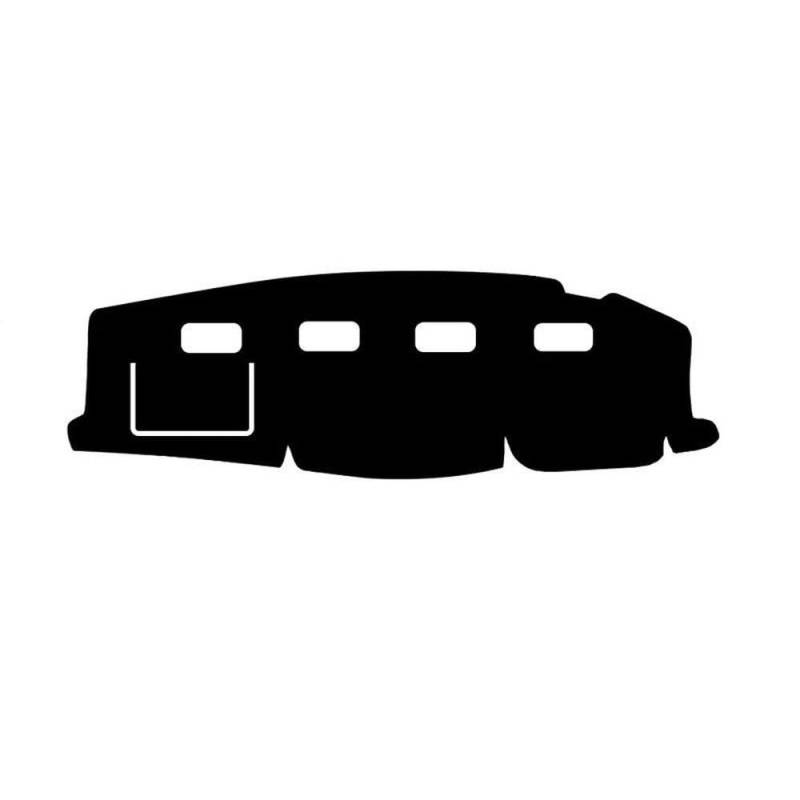 Für Dodge RAM III (DR/DH) 2500 3500 2006-2009 Auto Dashboard Abdeckung Dash Pad Sonnenschirm Teppich Zubehör(RHD) von YNMDFWC