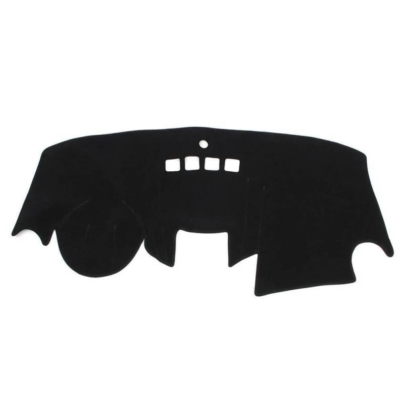 Für Fiesta 2009~2018 LHD Schwarz Auto Dash Matte Dashboard Abdeckung Dashmat von YNMDFWC