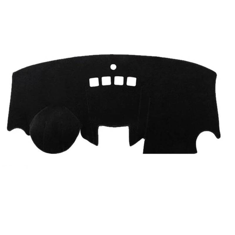 Für Fiesta 2009-2019 Armaturenbrettabdeckung Armaturenbrettmatte Pad Auto Styling Instrument Sonnenschutzdach Teppichkissen Zubehör(LHD Without NAV) von YNMDFWC