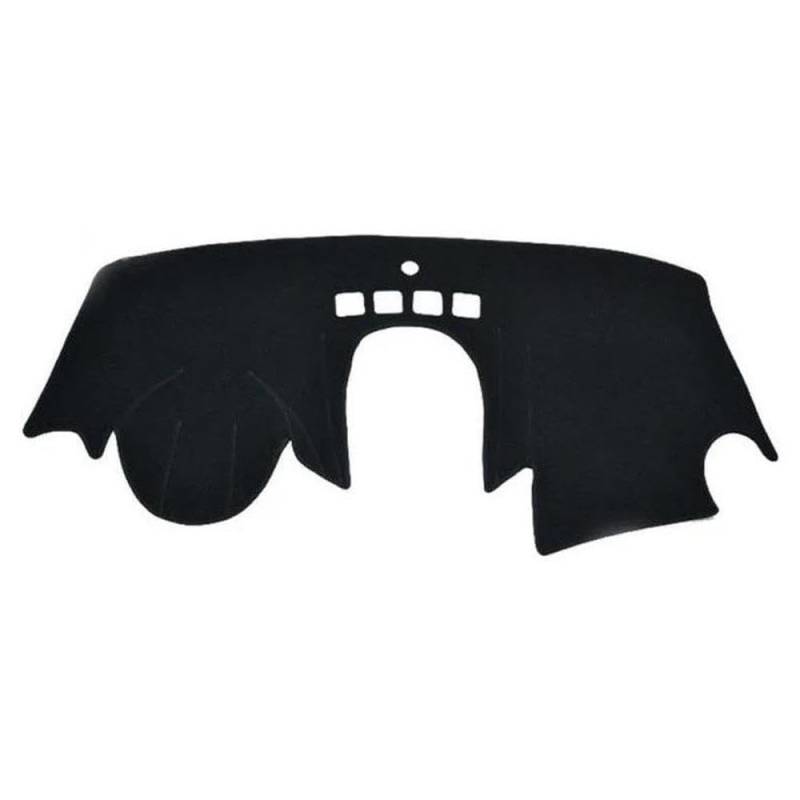 Für Fiesta 2009-2019 Armaturenbrettabdeckung Armaturenbrettmatte Pad Auto Styling Instrument Sonnenschutzdach Teppichkissen Zubehör(LHD with NAV) von YNMDFWC