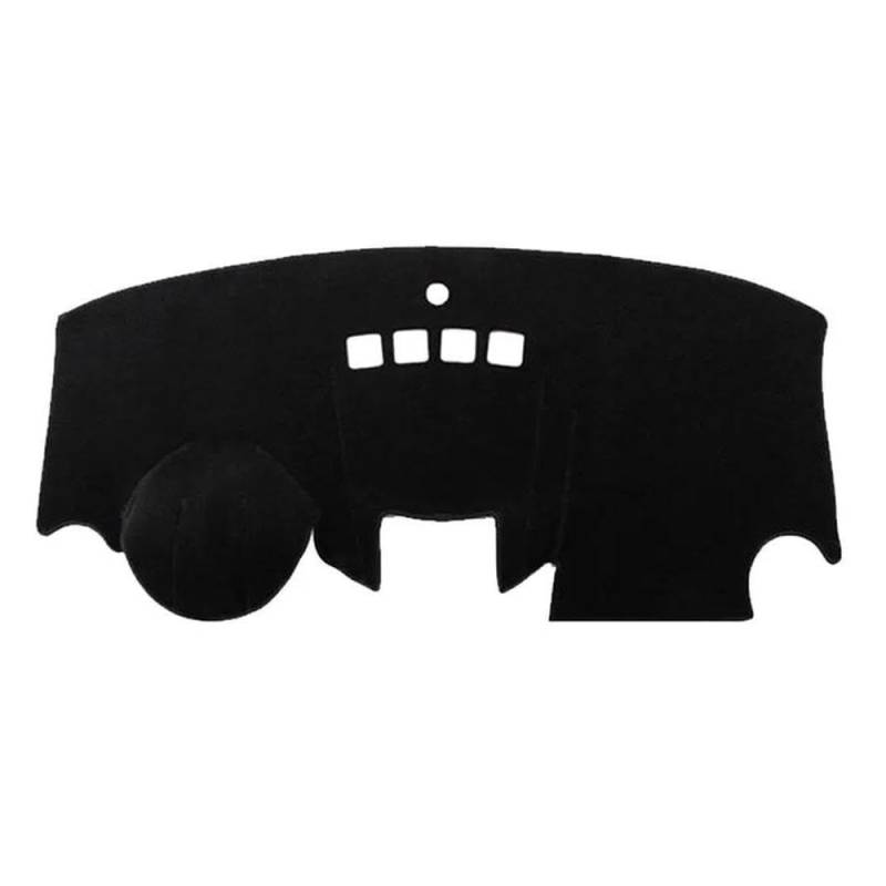 Für Fiesta 2009-2019 Armaturenbrettabdeckung Armaturenbrettmatte Pad Auto Styling Instrument Sonnenschutzdach Teppichkissen Zubehör(RHD Without NAV) von YNMDFWC