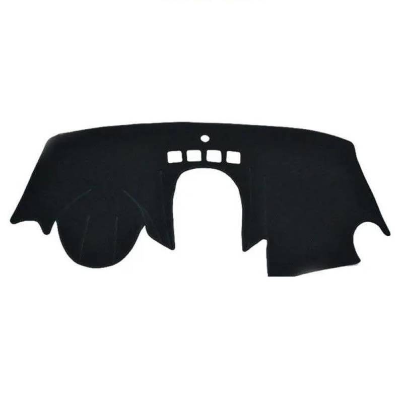 Für Fiesta 2009-2019 Armaturenbrettabdeckung Armaturenbrettmatte Pad Auto Styling Instrument Sonnenschutzdach Teppichkissen Zubehör(RHD with NAV) von YNMDFWC