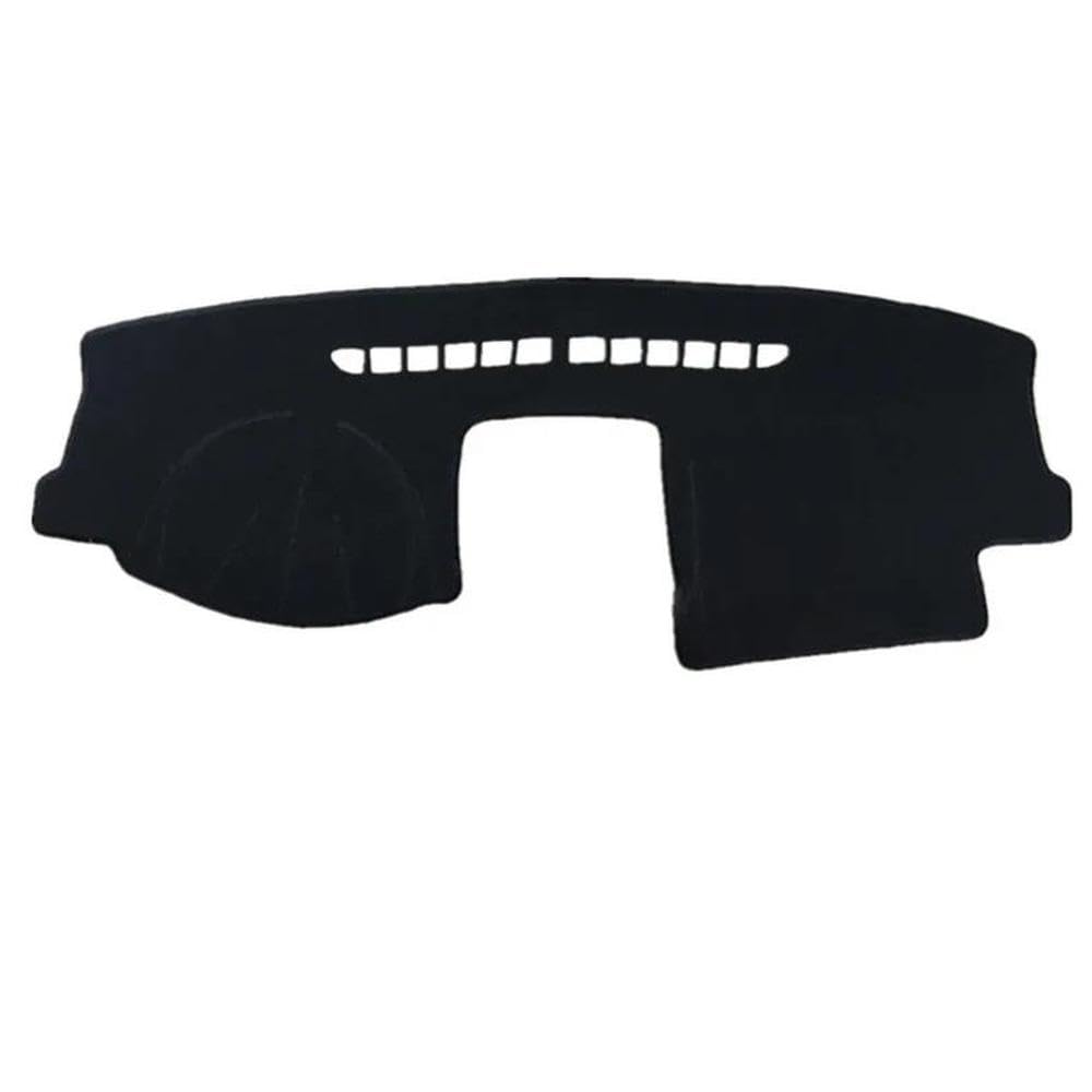 Für Golf 5 MK5 2004 2005-2009 Dashmat Dashboard Abdeckung Pad Matte Dash Sonnenschutz Teppich Teppich Auto Zubehör(Black,LHD) von YNMDFWC