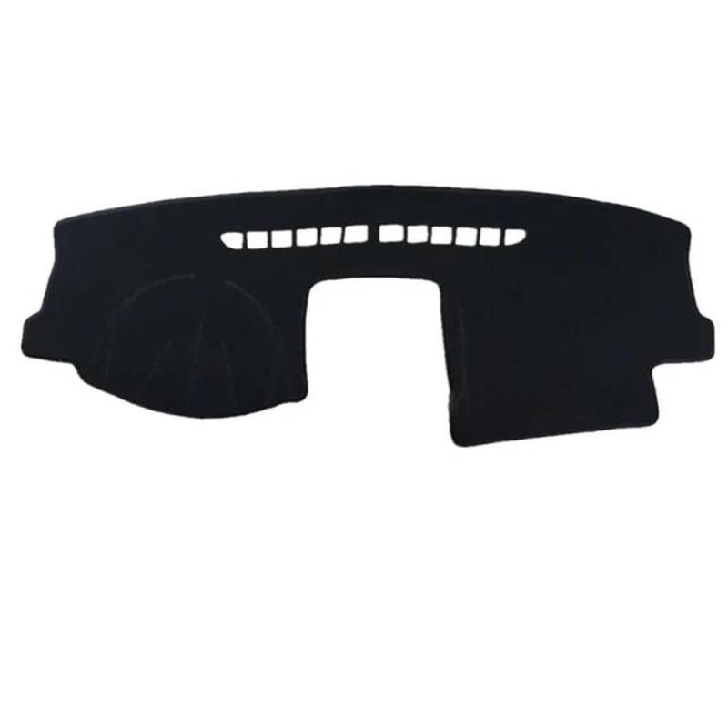 Für Golf 5 MK5 2004 2005-2009 Dashmat Dashboard Abdeckung Pad Matte Dash Sonnenschutz Teppich Teppich Auto Zubehör(Black,LHD) von YNMDFWC