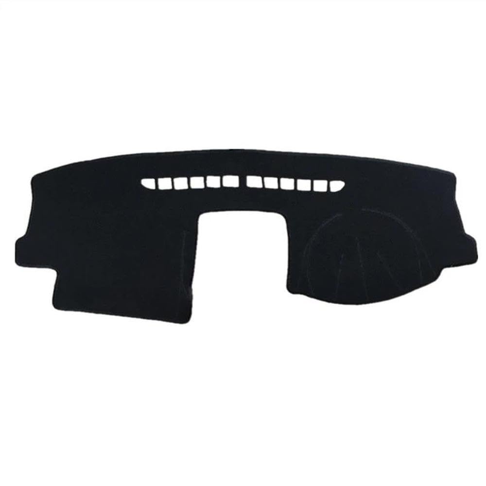 Für Golf 5 MK5 2004 2005-2009 Dashmat Dashboard Abdeckung Pad Matte Dash Sonnenschutz Teppich Teppich Auto Zubehör(Black,RHD) von YNMDFWC