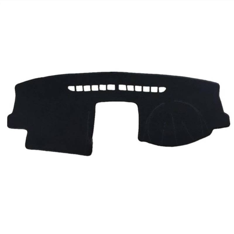 Für Golf 5 MK5 2004 2005-2009 Dashmat Dashboard Abdeckung Pad Matte Dash Sonnenschutz Teppich Teppich Auto Zubehör(Black,RHD) von YNMDFWC