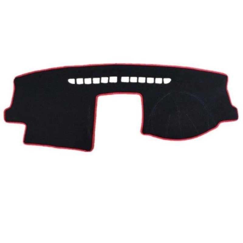 Für Golf 5 MK5 2004 2005-2009 Dashmat Dashboard Abdeckung Pad Matte Dash Sonnenschutz Teppich Teppich Auto Zubehör(Rood,RHD) von YNMDFWC