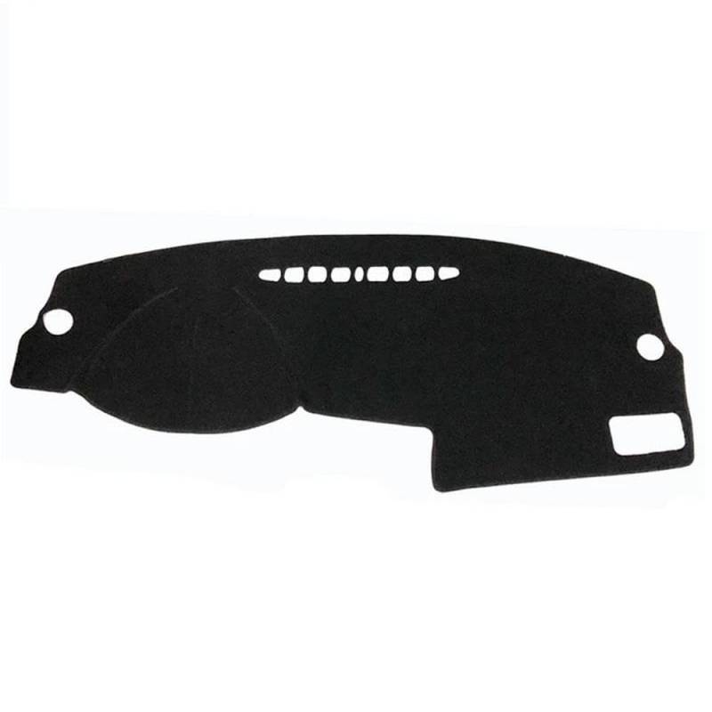 Für Jetta A4 1998-2005 Dashmat Sonnenschirm Teppich Teppich Auto Zubehör Auto Dashboard Abdeckung Matte(Black,LHD) von YNMDFWC