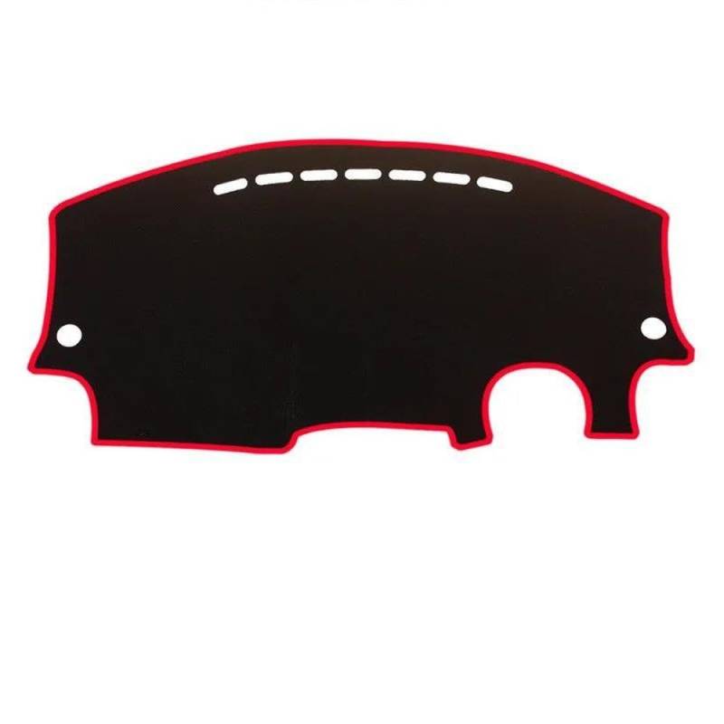 Für Käfer 1998 1999 2000-2007 2008 2009 2010 Armaturenbrettmatte Armaturenbrettabdeckung Dashmat Pad Teppich Autozubehör(Rood,RHD) von YNMDFWC