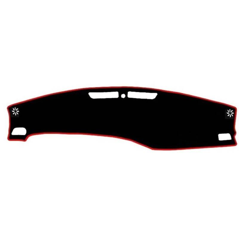 Für Kia K5 2020-2023 Dashmat Sonnenschirm Schützen Teppich Zubehör Auto Dashboard Abdeckung Matte Pad(Rood,LHD) von YNMDFWC