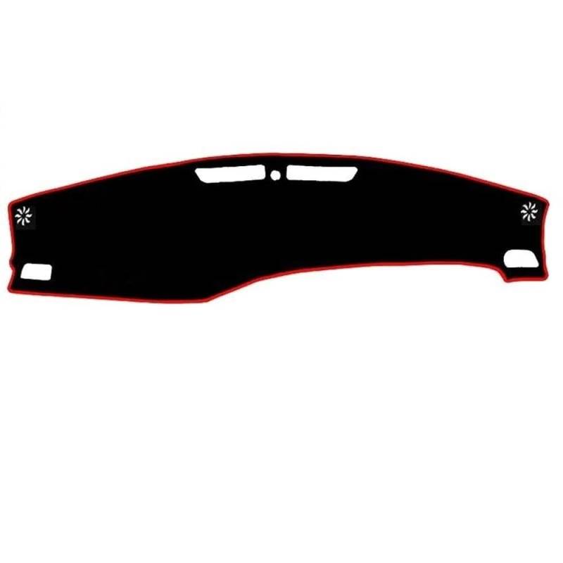 Für Kia K5 2020-2023 Dashmat Sonnenschirm Schützen Teppich Zubehör Auto Dashboard Abdeckung Matte Pad(Rood,RHD) von YNMDFWC