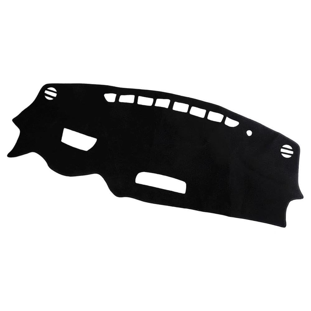 Für Mazda CX-3 2015-2023 Schwarzes Polyester-Auto-Dashmat-Armaturenbrett-Abdeckungs-Pad-Schutz Mit HUD-Loch Linkslenker Für Mazda CX-3 2015-2023 Schwarzes Polyester-Auto-Dashmat-Armaturenbrett-Abdeckungs-Pad-Schutz Mit HUD-Loch Linkslenker von YNMDFWC