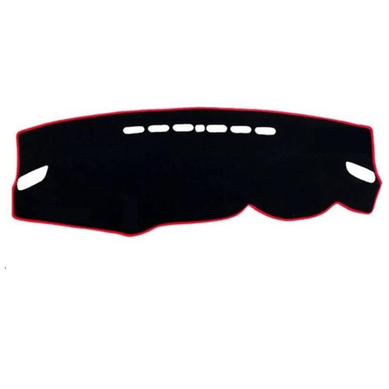 Für Mitsubishi Outlander 2013-2021 Auto Dashmat Dashboard Abdeckung Matte Armaturenbrett Sonnenschirm Schützen Teppich Zubehör(Rood,RHD) von YNMDFWC
