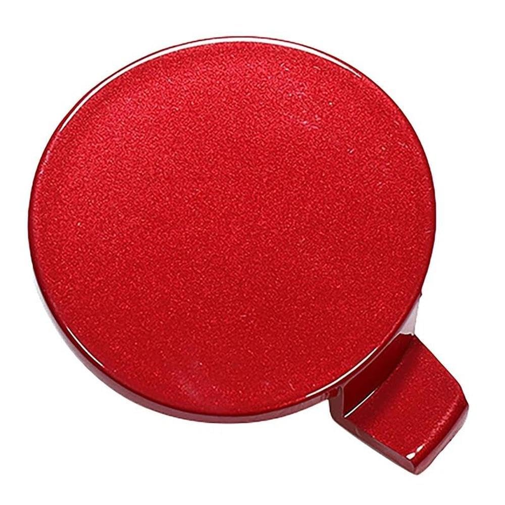 Für Modell 3 2017-2021 Ersatz 1pc Auto Vorderen Stoßfänger Zughaken Cover Kappe Autoteile(Rood) von YNMDFWC