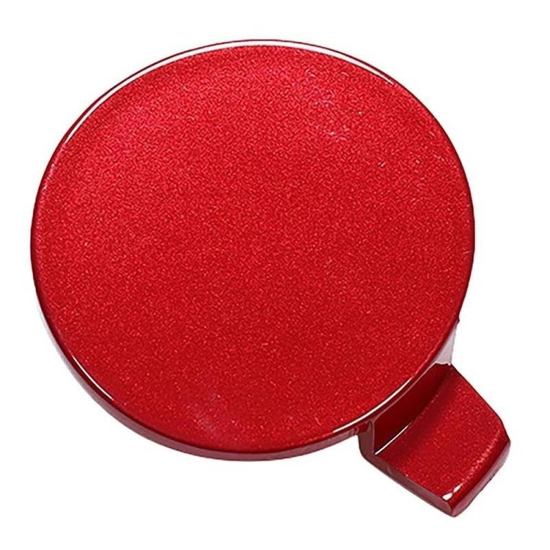 Für Modell 3 2017-2021 Ersatz 1pc Auto Vorderen Stoßfänger Zughaken Cover Kappe Autoteile(Rood) von YNMDFWC