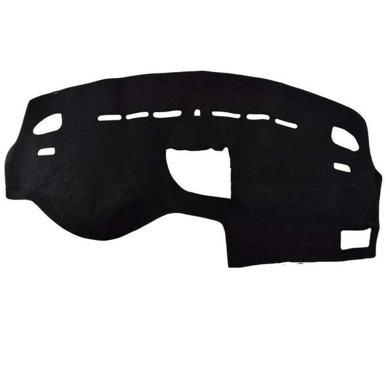 Für Peugeot 307 rutschfeste Schwarze Armaturenbrettabdeckung Vorne Teppich Auto Armaturenbrett Hitzebeständige Matte Schild Pad Schattenstreifenverkleidung von YNMDFWC