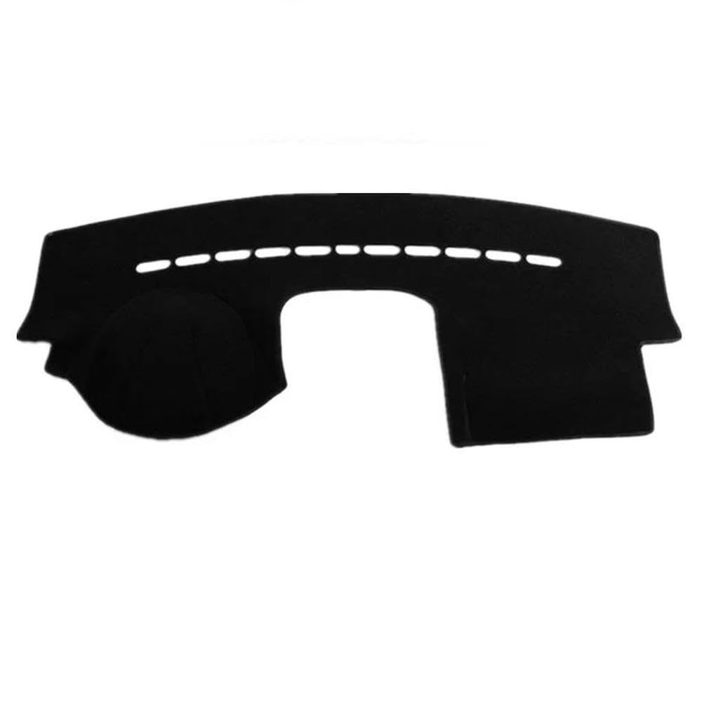 Für Polo 9N 9N3 2002 2003 2004 2005 2006 2007 2008 Auto Armaturenbrett Abdeckung Matte Pad Armaturenbrett Sonnenschirm Teppich Zubehör(Black,LHD) von YNMDFWC