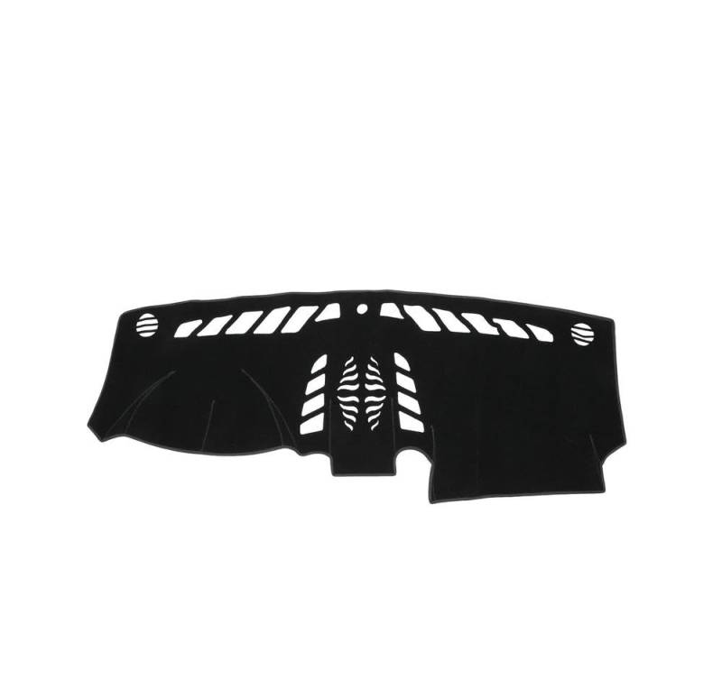 Für Porsche Cayenne 2011-2015 Untere Konfiguration Polyester Armaturenbrettabdeckung Mittelkonsole rutschfeste Armaturenbrett-Teppichmatte(Black) von YNMDFWC