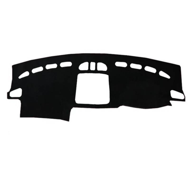 Für Skoda Yeti 2009-2017 Auto Dashboard Abdeckung Dash Matte Anti-Slip Instrument Teppich Zubehör(Black,RHD) von YNMDFWC