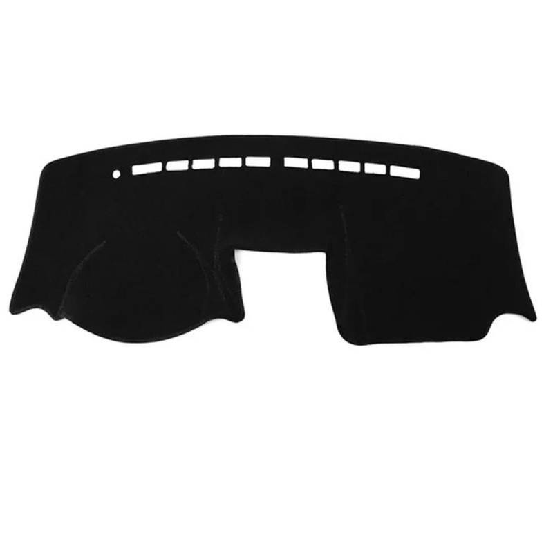 Für Suzuki SX4 2006-2016 Instrument Sonnenschutzdach Schützen Teppich Auto Zubehör Auto Dashmat Dashboard Abdeckung Matte Teppich(Black,LHD with Storage Box) von YNMDFWC
