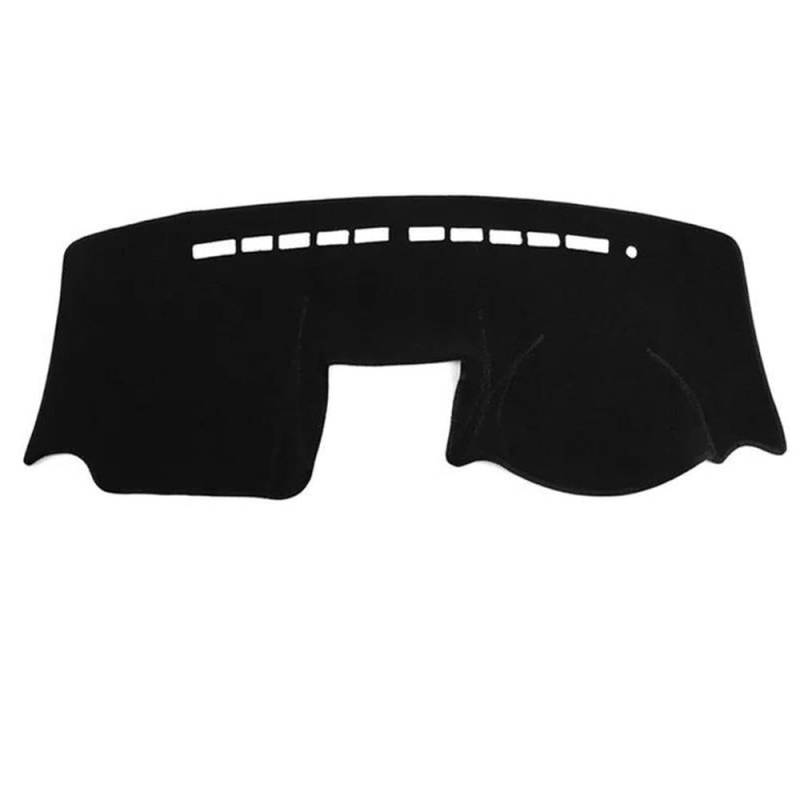 Für Suzuki SX4 2006-2016 Instrument Sonnenschutzdach Schützen Teppich Auto Zubehör Auto Dashmat Dashboard Abdeckung Matte Teppich(Black,RHD with Storage Box) von YNMDFWC
