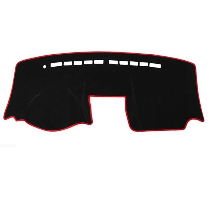 Für Suzuki SX4 2006-2016 Instrument Sonnenschutzdach Schützen Teppich Auto Zubehör Auto Dashmat Dashboard Abdeckung Matte Teppich(Rood,LHD with Storage Box) von YNMDFWC