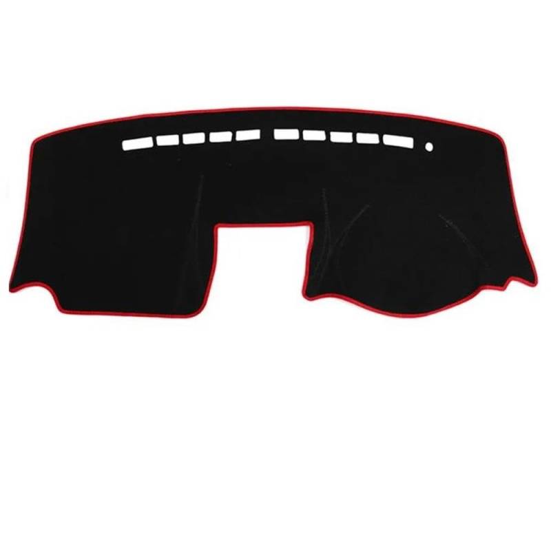 Für Suzuki SX4 2006-2016 Instrument Sonnenschutzdach Schützen Teppich Auto Zubehör Auto Dashmat Dashboard Abdeckung Matte Teppich(Rood,RHD with Storage Box) von YNMDFWC