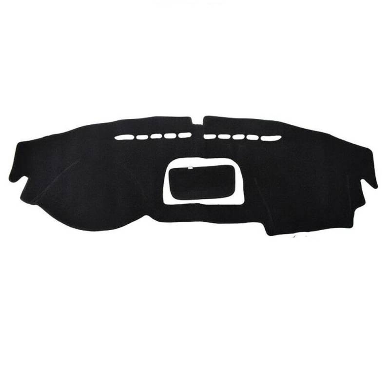 Für Tiguan 2009-2015 Armaturenbrettabdeckung Dashmat Trim Auto Armaturenbrett Schwarz Mittelkonsole Teppich Hitzebeständige Matte Schild von YNMDFWC