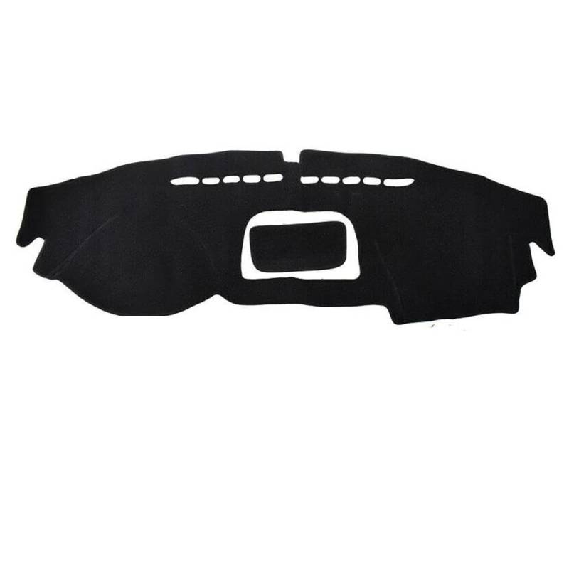 Für Tiguan 2009-2015 Armaturenbrettabdeckung Dashmat Trim Auto Armaturenbrett Schwarz Mittelkonsole Teppich Hitzebeständige Matte Schild von YNMDFWC