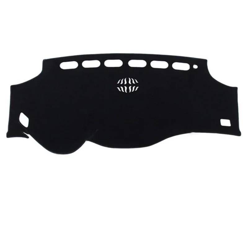 Für Toyota Alphard Vellfire 2008-2017 Dashmat Dashboard Abdeckung Matte Pad Sonnenblende Armaturenbrett Teppich Auto Zubehör(Black,LHD) von YNMDFWC