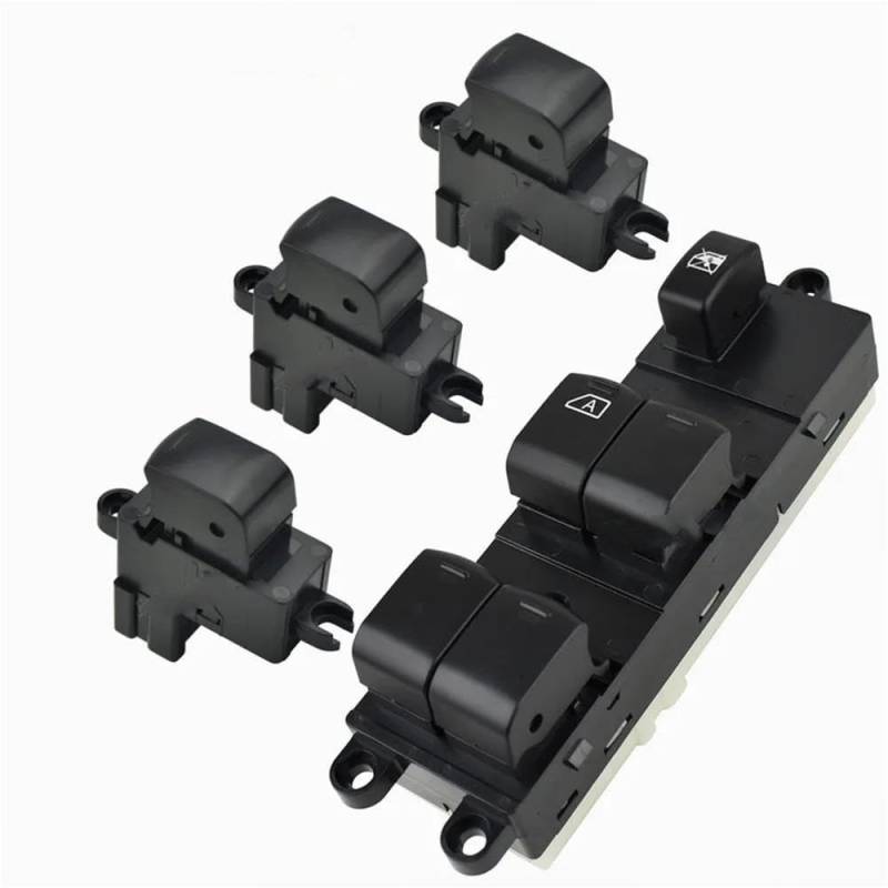 Power Fensterheber Regler Unterstützen Control Schalter Für Qashqai J10 JJ10 2007-2015(Set) von YNMDFWC
