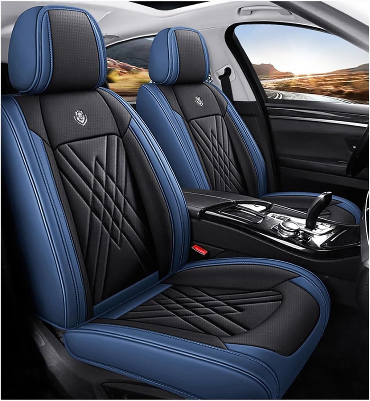 YNNBJX Full Set Auto Sitzbezüge Für Mercedes-Benz M-Class ML 350 W164 ML 420 W164 ML 550 W164 ML 280 W164, Leder Bequem Atmungsaktiv Wasserdichter Sitzschoner Mit Lenkradbezug,D YNNBJX Full Set Auto Sitzbezüge Für Mercedes-Benz M-Class ML 350 W164 ML 420 W164 ML 550 W164 ML 280 W164, Leder Bequem Atmungsaktiv Wasserdichter Sitzschoner Mit Lenkradbezug,D von YNNBJX