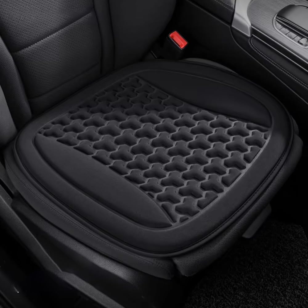 YNQP Autositzbezug Sommer 3D Atmungsaktives Eisseide Autositzkissen Konvexes Design, für Hyundai loniq Plug-in Hybrid 2000-2025 Autozubehör,Black-Front Padx1 YNQP Autositzbezug Sommer 3D Atmungsaktives Eisseide Autositzkissen Konvexes Design, für Hyundai loniq Plug-in Hybrid 2000-2025 Autozubehör,Black-Front Padx1 von YNQP
