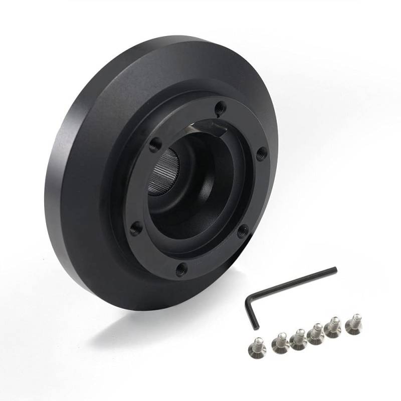 Lenkradnaben,Lenkradnaben Adapter Lenkrad Aluminium Innovationen Kurze Hub Adapter Boss Kit Passend for M3 E46 BMW 2001-2006 von YNZUNMY