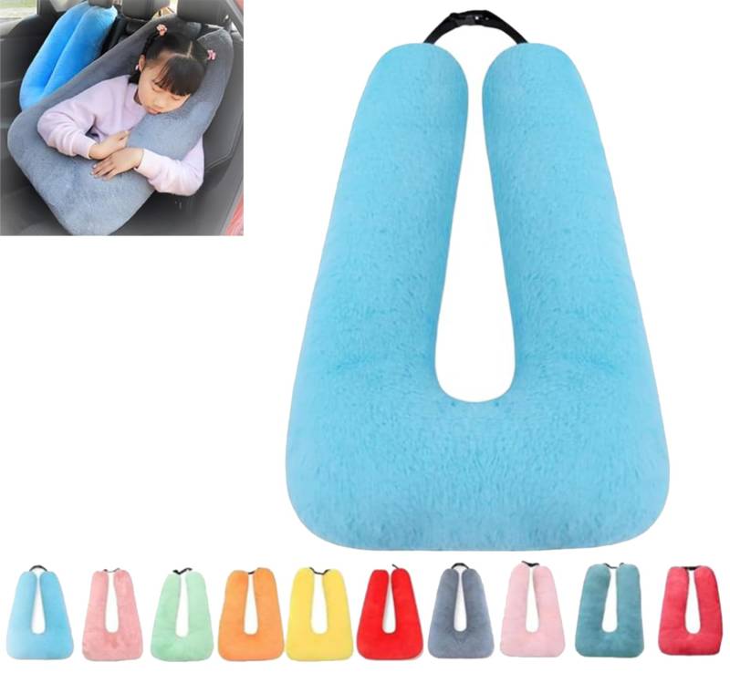 Traveling Car Pillow for Kids, Traveling Car Pillow, Car Pillow for Sleeping, Car Traveling Pillow for Kids, Head and Body Support U Shaped Pillow for Travel (C) von YODAOLI