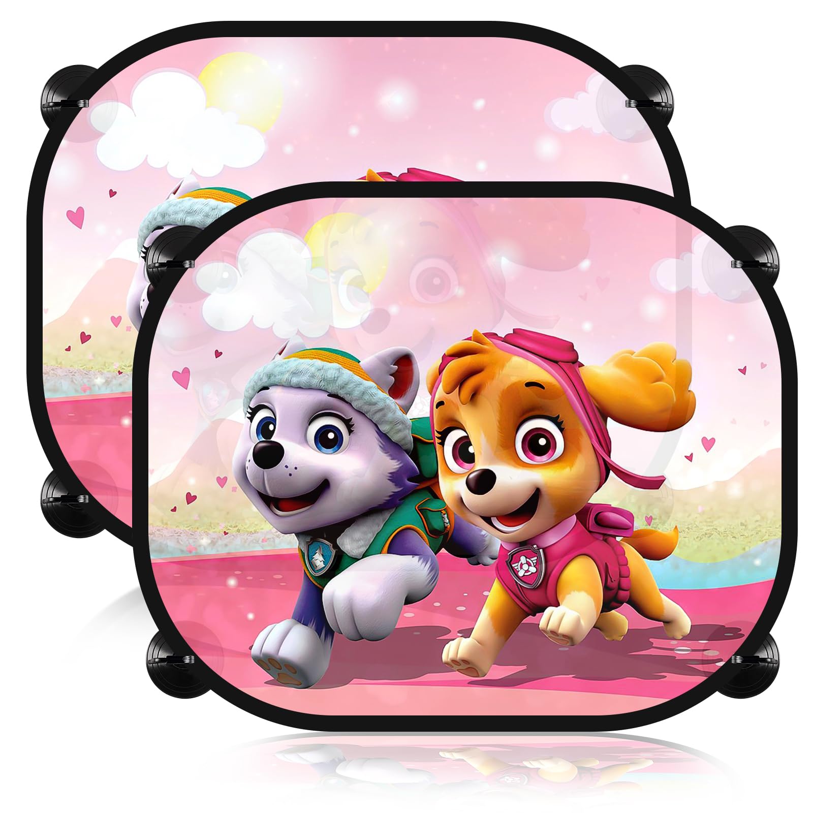 Dog Patrol Sonnenschutz Auto Baby, Seitenvorhänge Dog Patrol Girl, Dog Patrol Sonnenschutz Auto 2 Stück 43x36 cm Saugnapf Sonnenblende Kinder Auto Fenster Sonnenschutz, Girl, Pink Dog Patrol Sonnenschutz Auto Baby, Seitenvorhänge Dog Patrol Girl, Dog Patrol Sonnenschutz Auto 2 Stück 43x36 cm Saugnapf Sonnenblende Kinder Auto Fenster Sonnenschutz, Girl, Pink von YOILIK