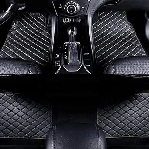 Auto Fußmatten für BMW X1 2020-2024 U11, Allwetterschutz Anti Rutsch Wasserdicht Zubehör Innen Auto Fussmatten Set,A/All-Black von YOINT