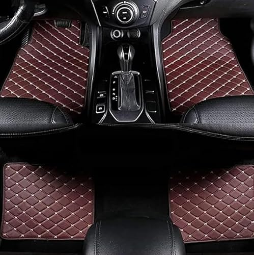 Auto Fußmatten für BMW X1 2020-2024 U11, Allwetterschutz Anti Rutsch Wasserdicht Zubehör Innen Auto Fussmatten Set,D/Coffee von YOINT