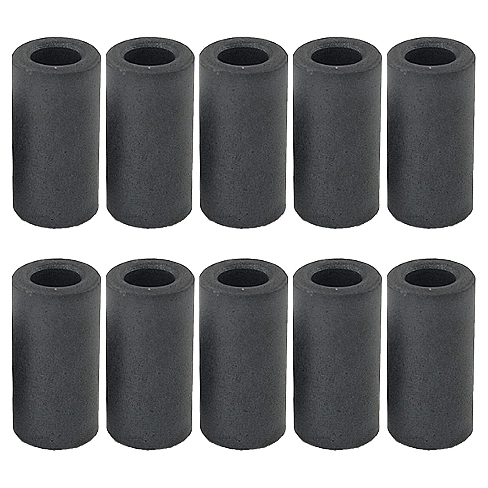 YOKIVE 10Stk Toroid Ferritkern Ferritringe Toroidkern Eisen Gut für Filter Spulen Leistungswandler (Dunkel Grau 14mm x 8mm x 28mm) von YOKIVE