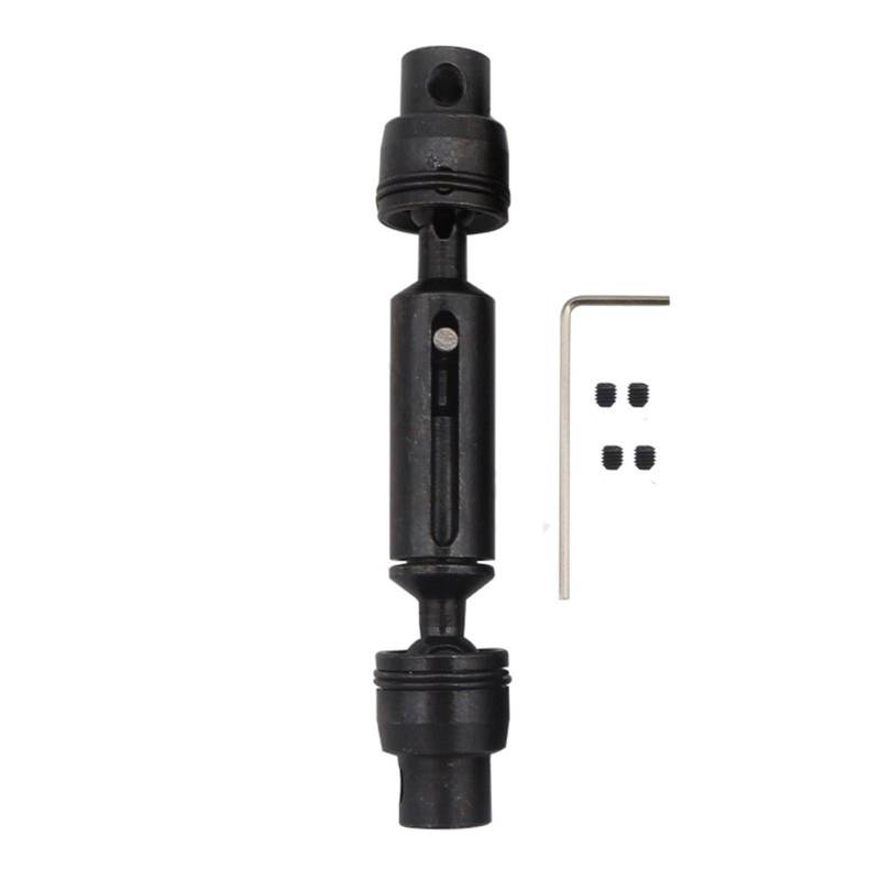 RC Antriebswelle Für WPL D42 D12 B24 B36 B1 B16 C1 C14 C24 C34 Für JJRC Q65 Q60 Q61 Für MN D90 D91 Für MN99S Für Henglong 4WD 6WD Metallantriebswelle RC Auto Upgrade Ersatzteile(Black,For D12) von YONMFRDS