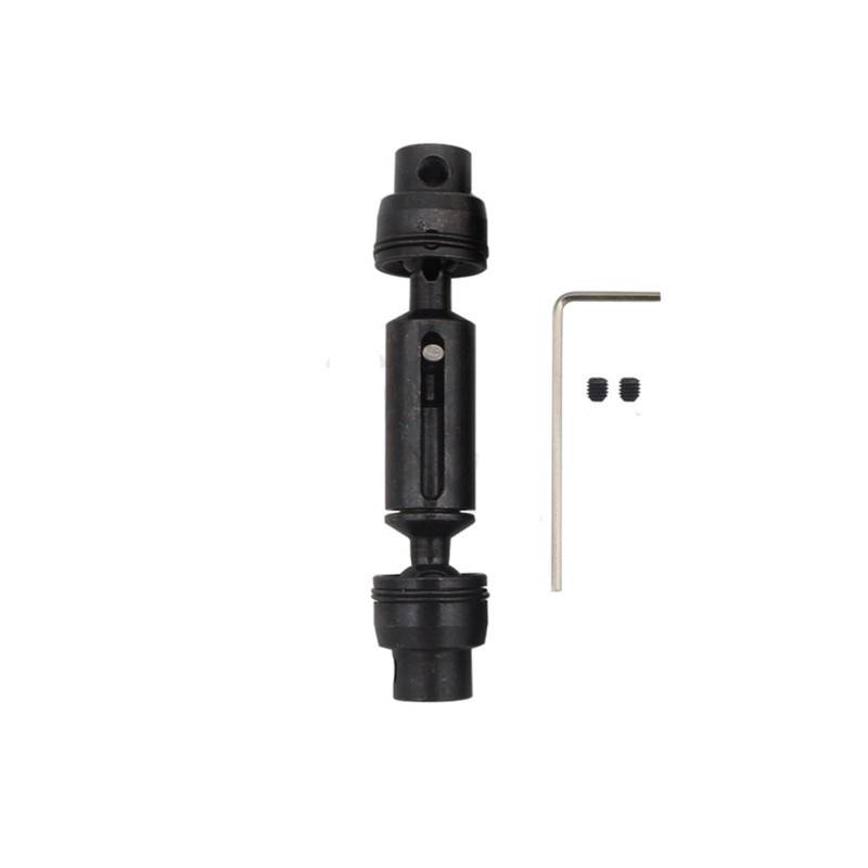 RC Antriebswelle Für WPL D42 D12 B24 B36 B1 B16 C1 C14 C24 C34 Für JJRC Q65 Q60 Q61 Für MN D90 D91 Für MN99S Für Henglong 4WD 6WD Metallantriebswelle RC Auto Upgrade Ersatzteile(Black,For D42) von YONMFRDS