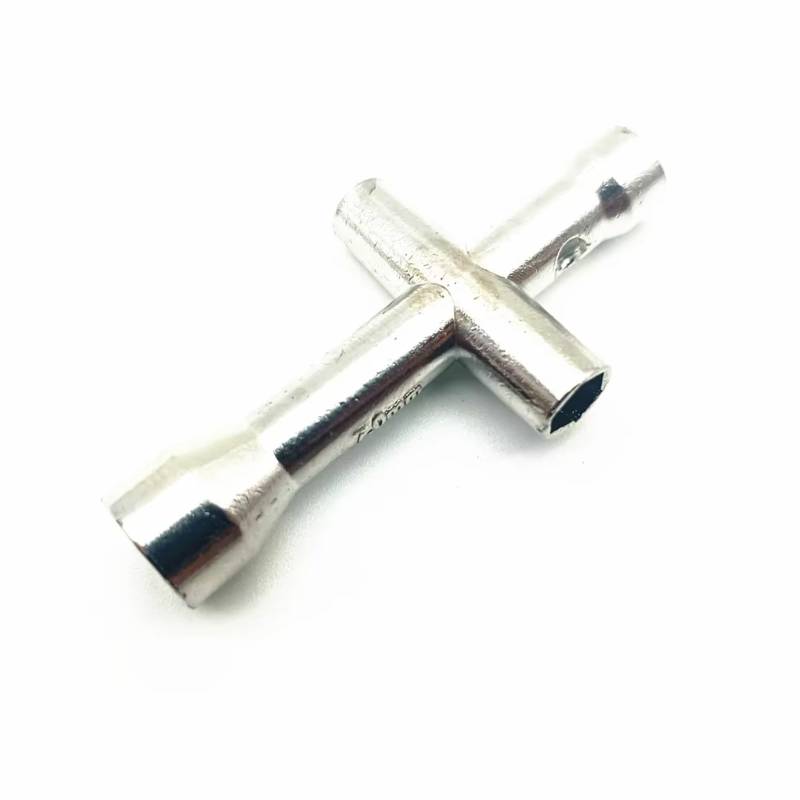 RC-Demontagewerkzeug Allgemeine Teile Rc Für Spielzeug Zubehör 4/5/5,5/7mm Kreuzschlüssel Hülse Mit M4 Mutter Für Schraubenschlüssel M4 RC Für HSP 80132 Für Modell Auto Rad Werkzeug RC Auto(1pcs) von YONMFRDS
