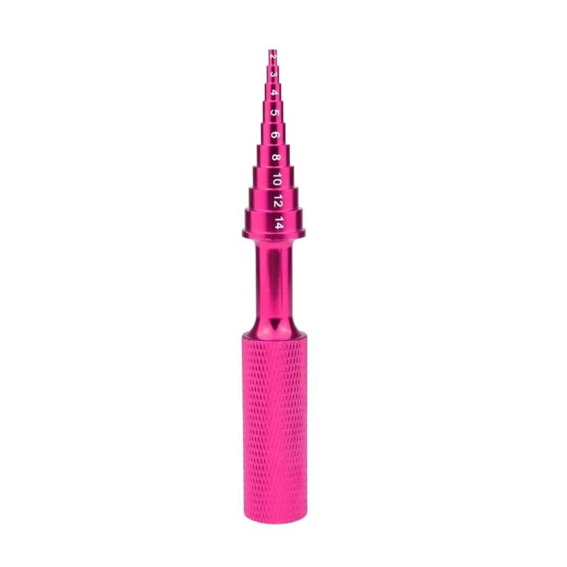 YONMFRDS 1 Stück Lagerentferner 2-14 Mm Fernbedienung Auto Entfernungswerkzeug Modellauto Abzieher Lagerentferner Installer Manuelles Reparaturwerkzeug-Set RC Auto Upgrade Teile(Pink) von YONMFRDS