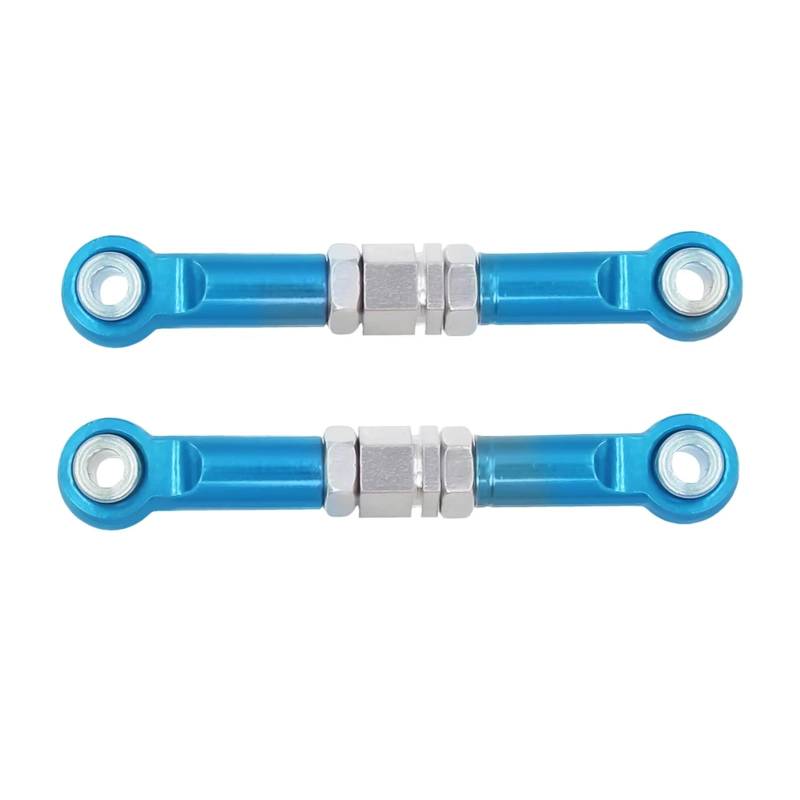 YONMFRDS Für MJX 16207 16208 16209 16210 Für MJX 1/14 14209 14210 Metall Front Steering Rod Lenkung Links Spurstange RC Auto Upgrade Teile RC Auto Upgrade Teile(Blue) von YONMFRDS