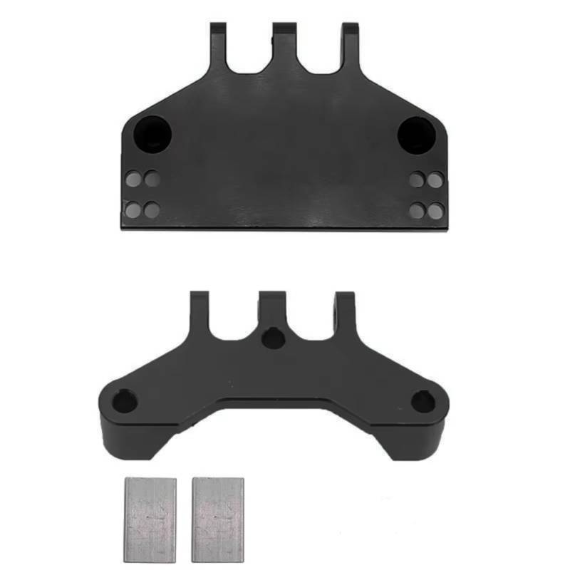 YONMFRDS Für MN MN86 MN86S MN86KS MN86K Für MN128 4WD G500 Crawler Metall Lenkgetriebe Halterung Servo Basis Für Sitz RC Auto Modifiziertes Zubehör RC Auto Upgrade Teile(Black) von YONMFRDS