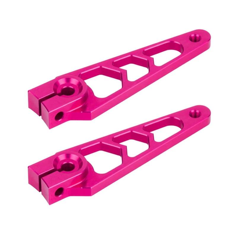YONMFRDS Für Protek Für Savox Für Futaba 1/10 Servo 7075-T6 Aluminium 25T Servo Horn Arm 40mm 1.57 "CNC-Gefräste Upgrade RC Crawler RC Auto Upgrade Teile(Pink,2Pcs) von YONMFRDS