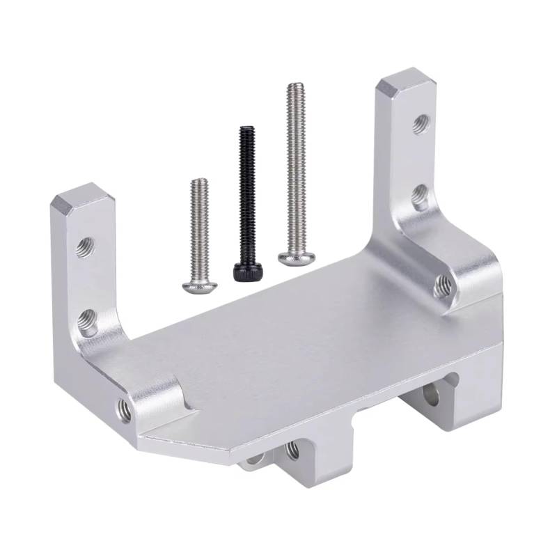 YONMFRDS Für SCX10 III 1/10 AR45P Portalachse Servohalterung 4-Link-Aufhängung RC Crawler Auto Aluminiumlegierung Upgrade-Teile RC Auto Upgrade Teile(Silver) von YONMFRDS